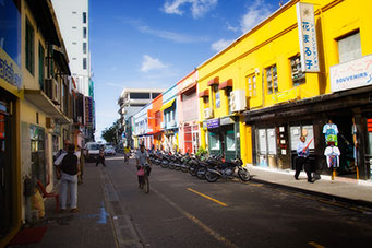 Malediwy - Male, ulica z prezentami